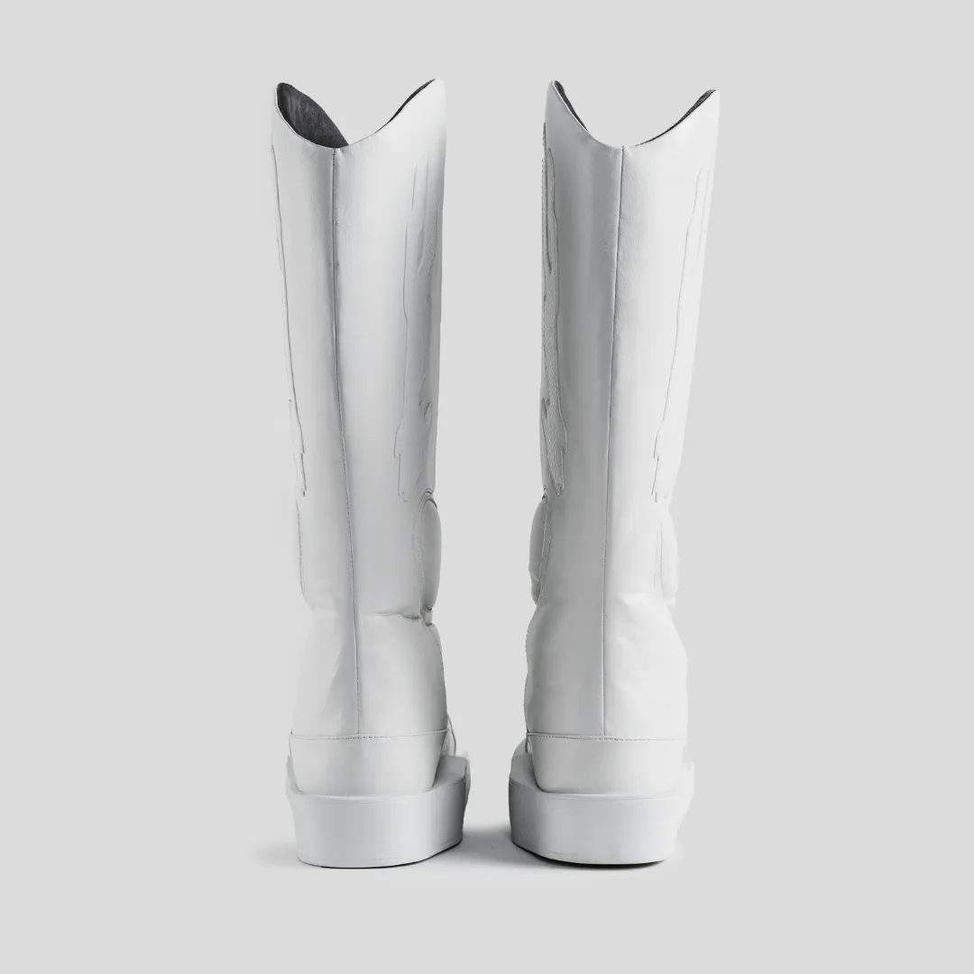 Thaely White Stork Reflex Boots | Sustainable Boots