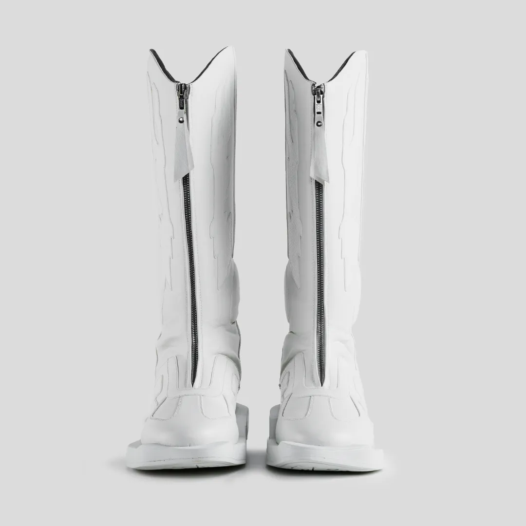 Thaely White Stork Reflex Boots | Sustainable Boots