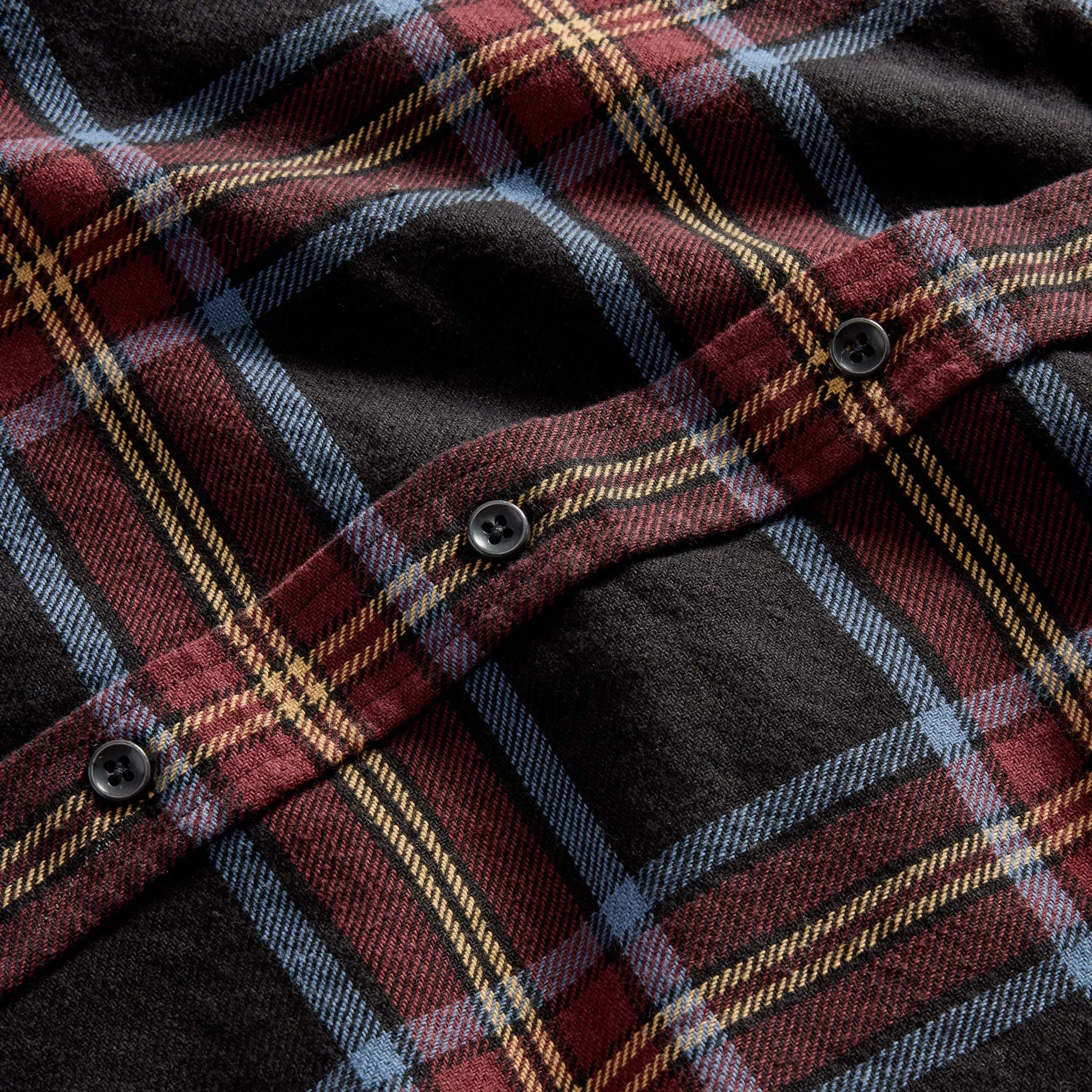 The Ledge Shirt in Dark Navy Plaid