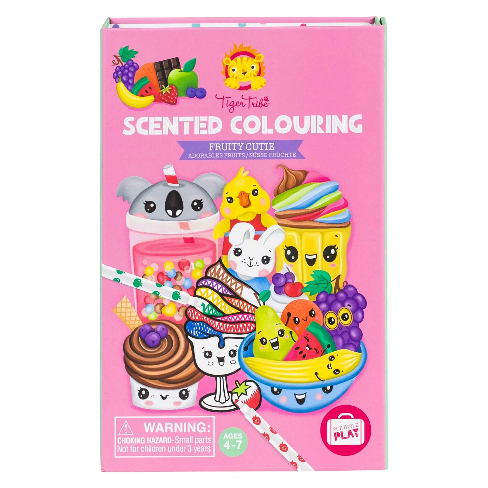 Tiger Tribe Scented Colouring - Fruity Cutie