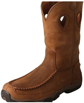 Twisted X Men's 11 Pull-On Hiker Boot, Distressed Saddle/Saddle, 11(W)