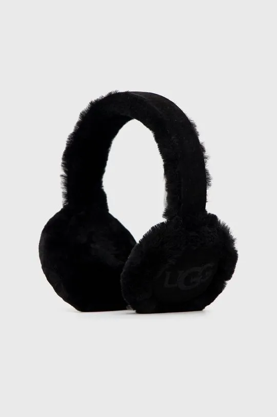 UGG wool earmuffs black color