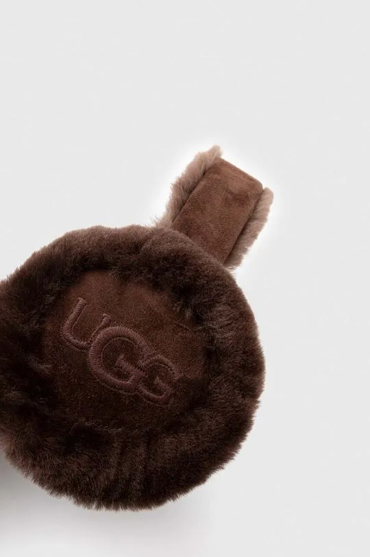 UGG wool earmuffs brown color