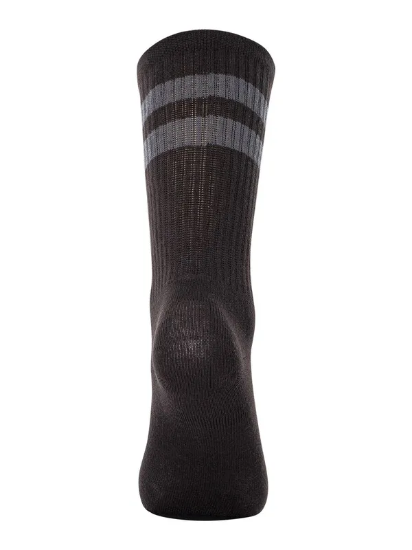 Under Armour 6-Pack Essential Crew Socks - Black