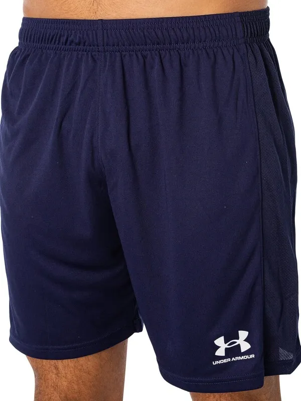 Under Armour Challenger Knit Shorts - Midnight Navy/White