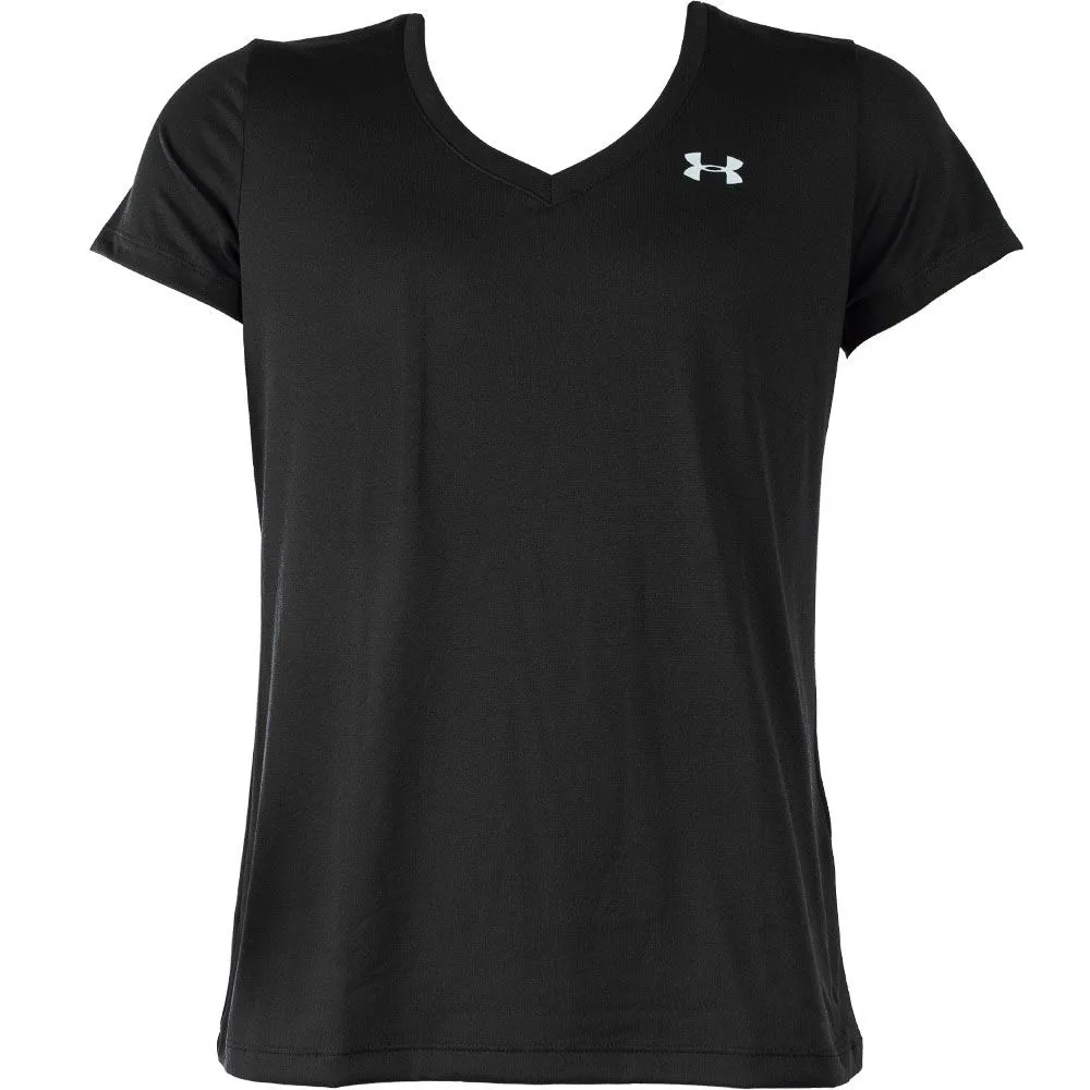 Under Armour Tech V Neck T Shirts - Womens