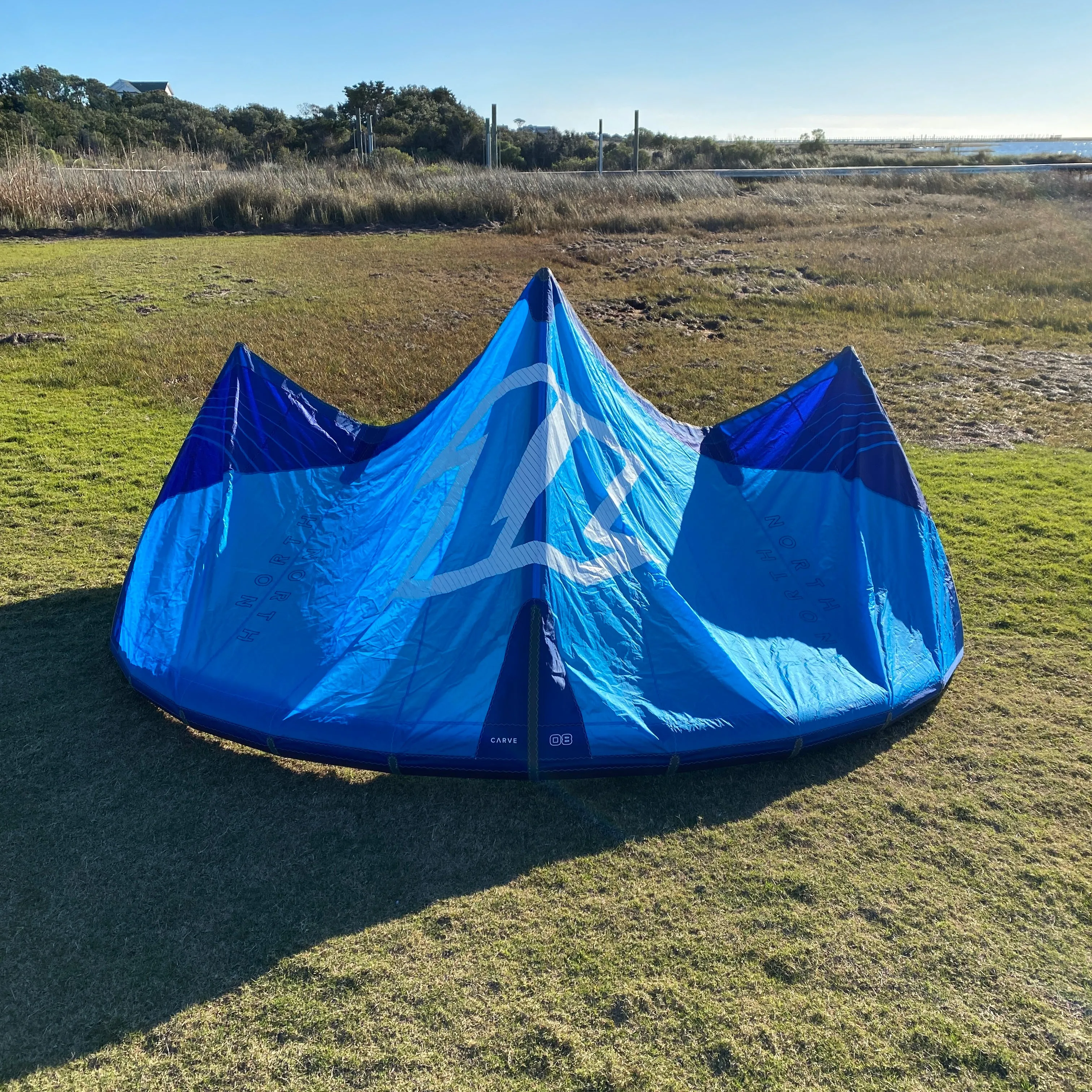 USED 2022 North Carve Kite-8m-Pacific Blue