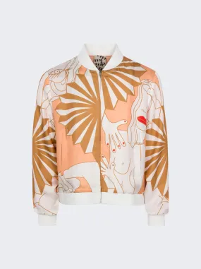 Uter   Bomber Jacket Peach 