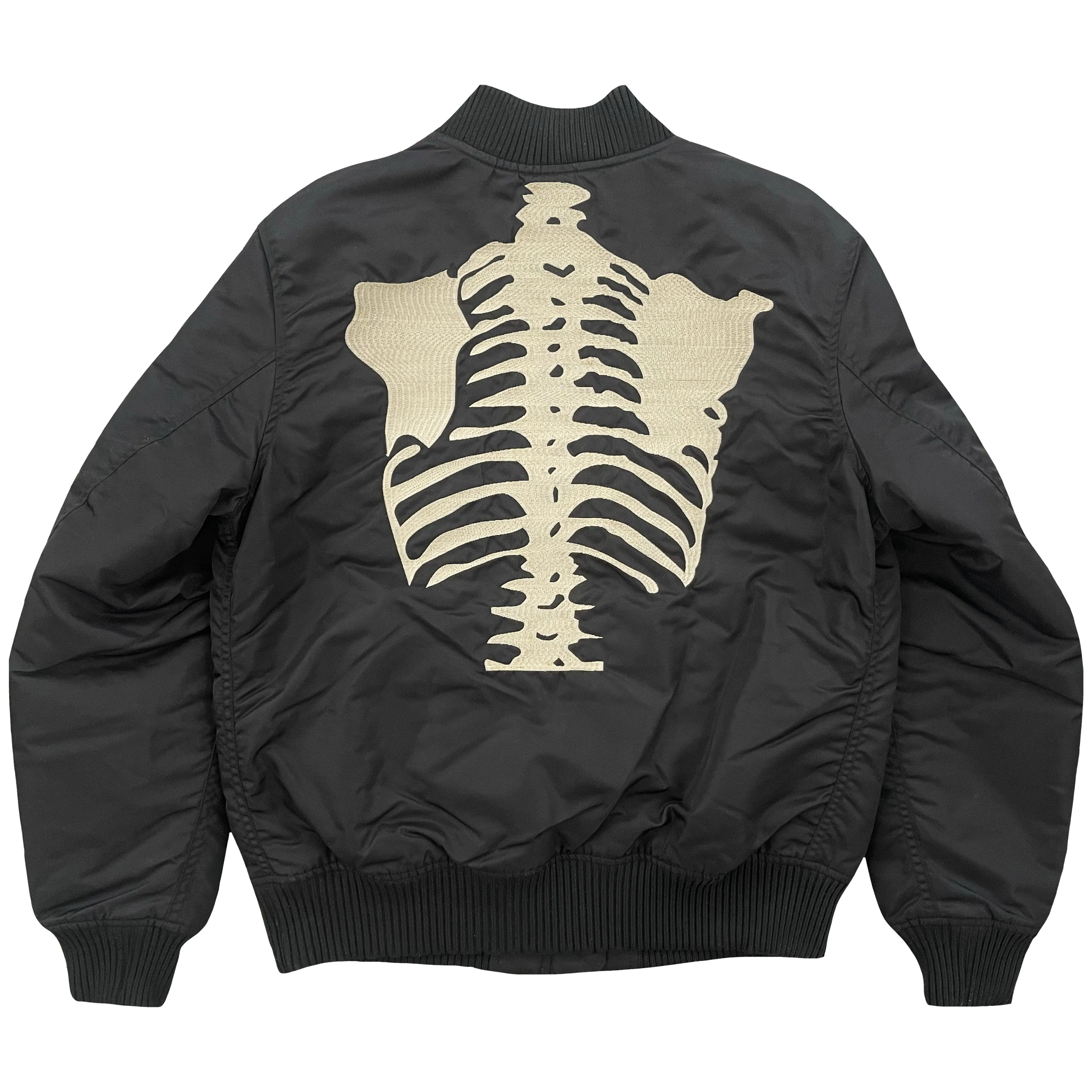 Vanson Leathers Skeleton Bomber Jacket