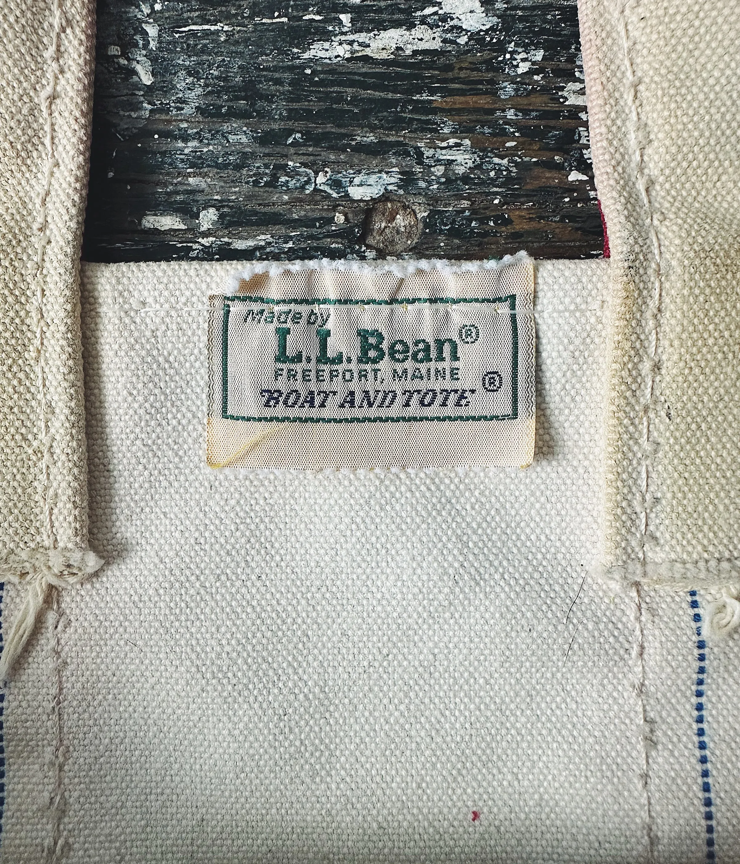 Vintage L.L.Bean Boat and Tote