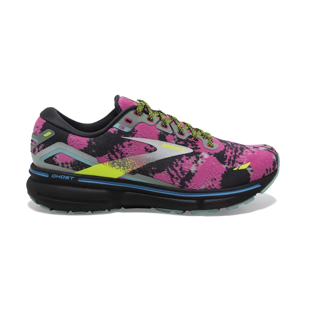 Women's Brooks Ghost 15 1203801B479 Color: Blue/Ebony/Nightlife