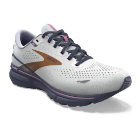 Women's Brooks Ghost 15 1203801B492 Color: Spa Blue/Neo Pink/ Copper