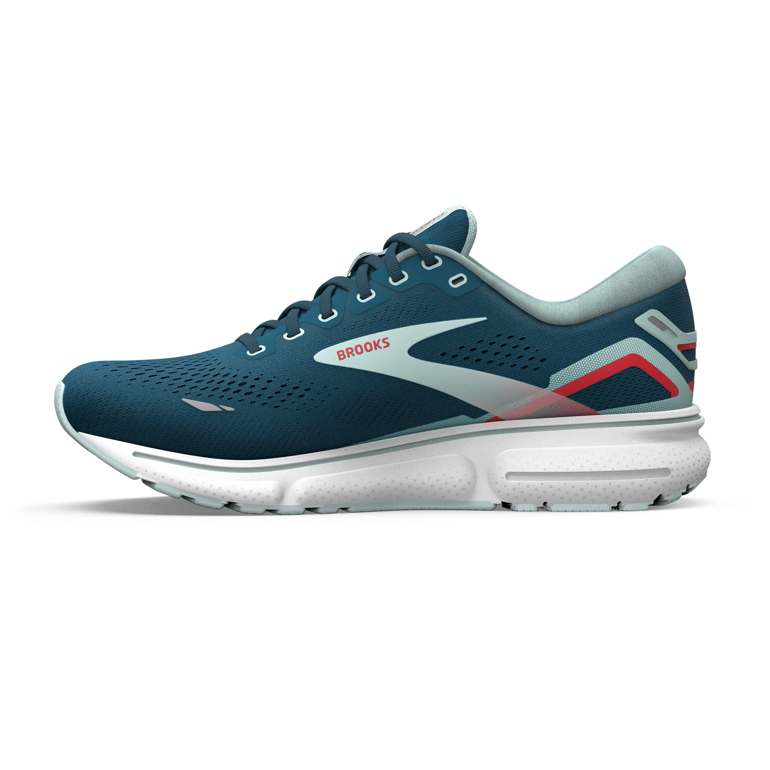 Women's Brooks Ghost 15 1203801B497 Color: Legion Blue/ Blue / Bittersweet