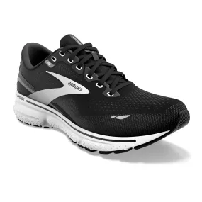 Women's Brooks Ghost 15 1203801D012 Color: Black/Blackened Pearl/White (WIDE WIDTH)