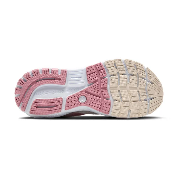 Women's Brooks Ghost 16 1204071B136 Color:  Coconut/Zephyr/White