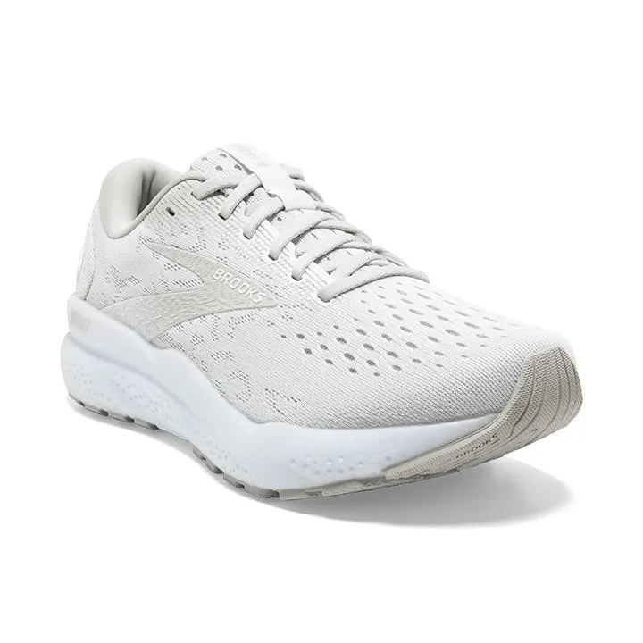 Women's Brooks Ghost 16 1204071B151 Color: White/White/Grey