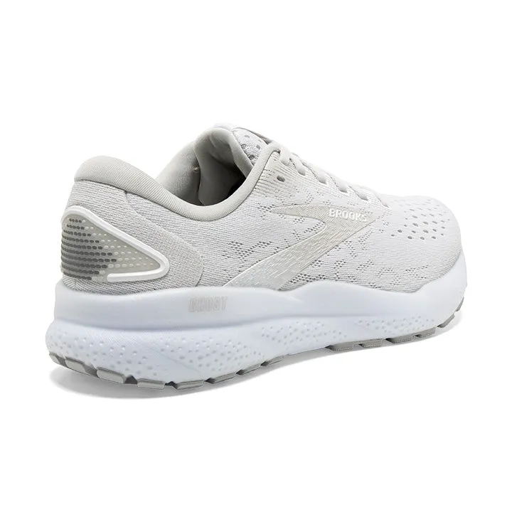 Women's Brooks Ghost 16 1204071B151 Color: White/White/Grey