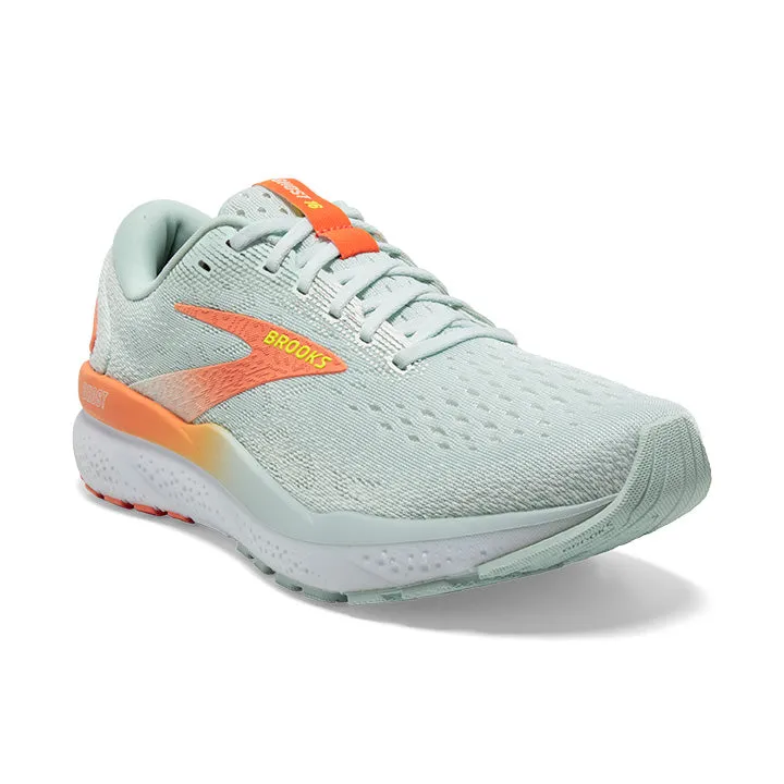 Women's Brooks Ghost 16 1204071B411 Color: Skylight/Coconut/Sun