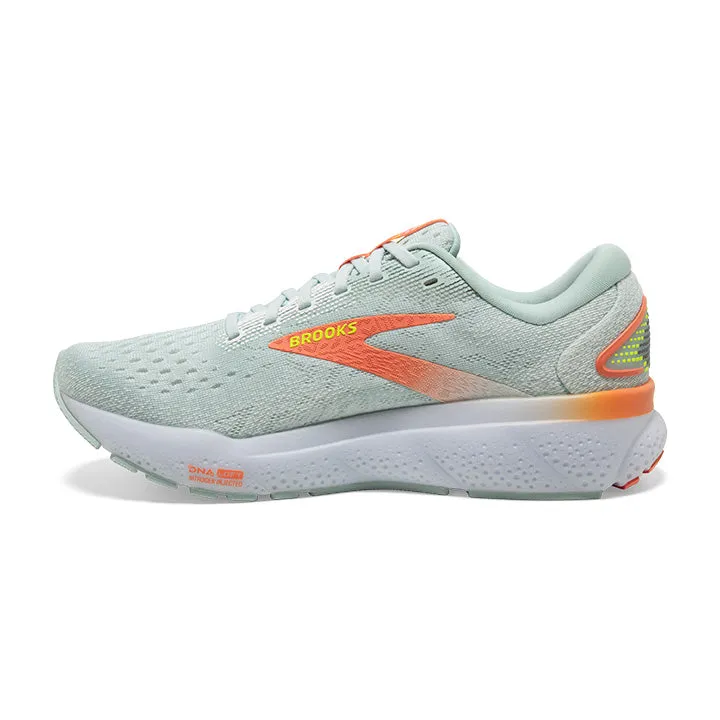 Women's Brooks Ghost 16 1204071B411 Color: Skylight/Coconut/Sun