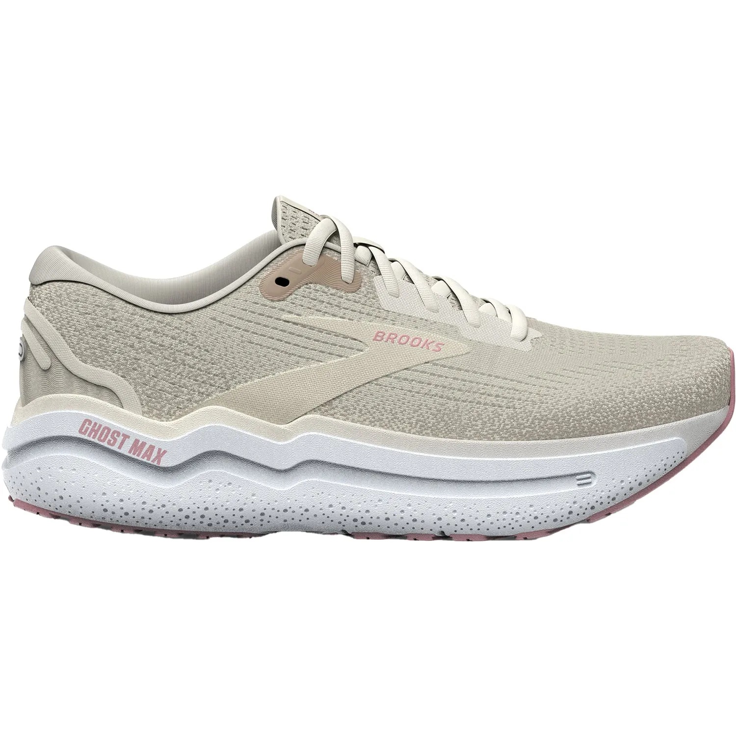 Women's Brooks Ghost Max 2 Coconut Milk/Gray/Zephyr Mesh