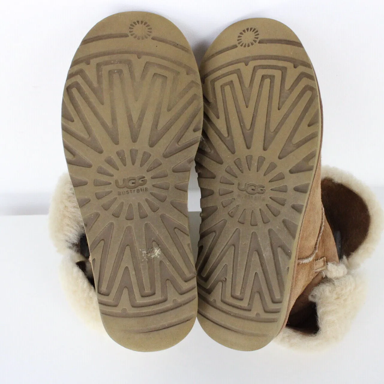 Womens UGG Boots Bailey Button Tan | UK 5