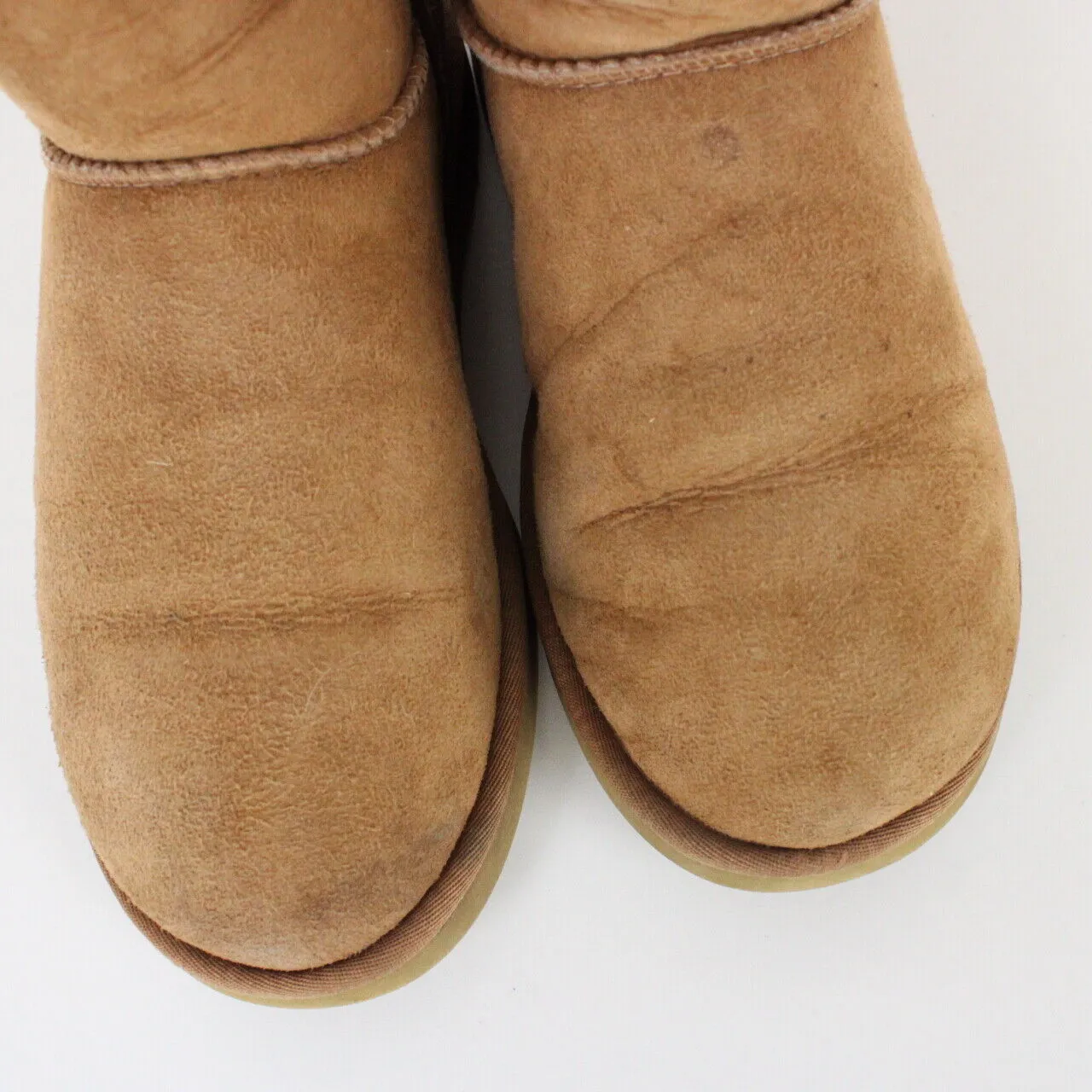 Womens UGG Boots Bailey Button Tan | UK 5