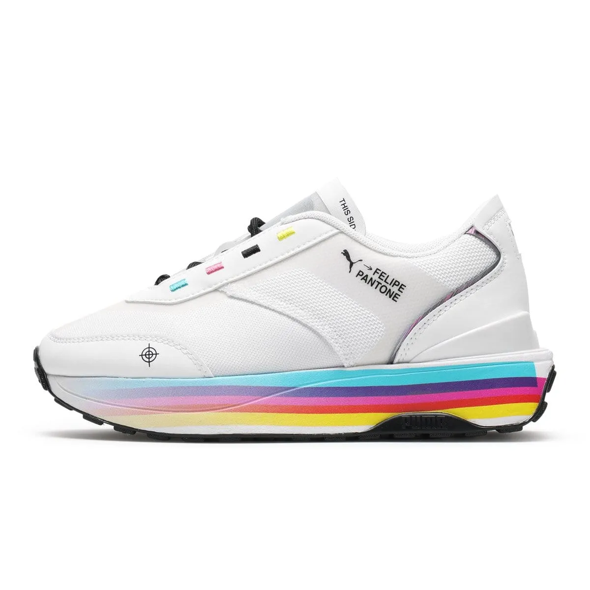 x Felipe Pantone WOMEN'S CRUISE RIDER Puma White