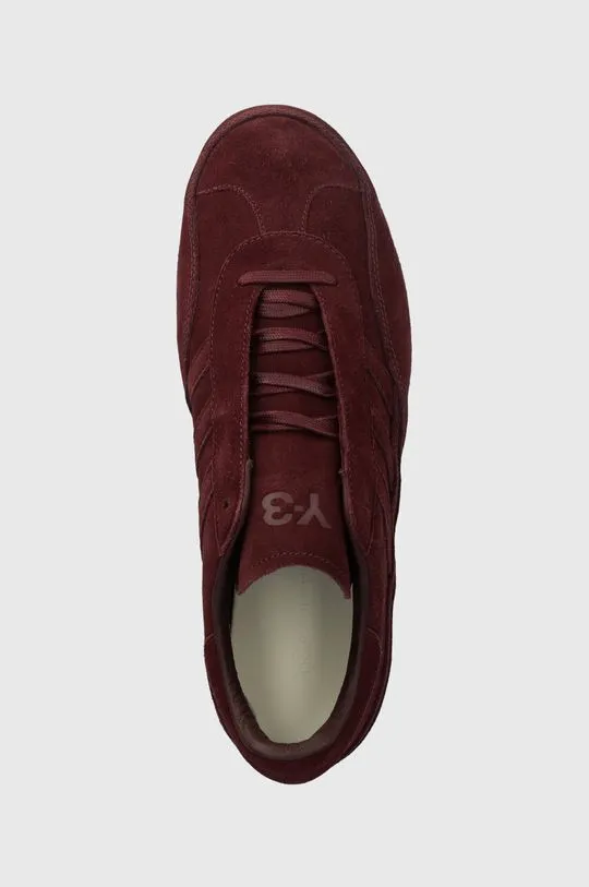 Y-3 suede sneakers Gazelle maroon color IG4029